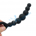 Силиконовые анальные бусы Toysdance, цвет черный photo 4