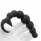 Силиконовые анальные бусы Toysdance, цвет черный photo 6