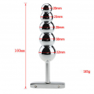 Металлические анальные шарики 160 мм, Ø35 photo 3