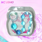 Силиконовые анальные бусы с кольцом на конце photo 1