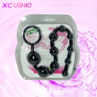 Силиконовые анальные бусы с кольцом на конце photo 5