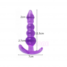 Прозора анальна пробка S-LOVE photo 1