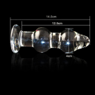 Стеклянная анальная пробка photo 3