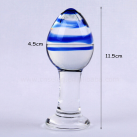 Анальная пробка из стекла, 4.5 см photo 3