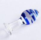 Анальная пробка из стекла, 4.5 см photo 4