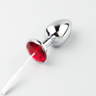 Анальная пробка металлическая для электростимуляции 3 размеров, 3 шт. photo 6