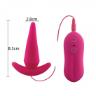 Анальная пробка-вибратор с дистанционным управлением photo 5