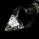 Водонепроницаемая большая стеклянная анальная пробка 16*8 см  photo 3