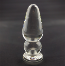 Стеклянная анальная пробка photo 3
