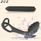 Анальная пробка и кольцо для пениса photo 4