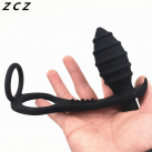 Анальная пробка и кольцо для пениса photo 1