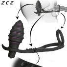 Анальная пробка и кольцо для пениса photo 3