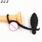 Анальная пробка и кольцо для пениса photo 2