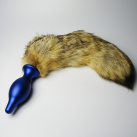 Алюмінієва анальна пробка з хвостом photo 1