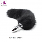 Анальная пробка. Металл. С хвостом. photo 2