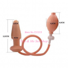 Анальная пробка надувная, с вибрацией photo 1