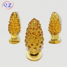 Анальная пробка "Клубника" из стекла, 10 х 4 см photo 4