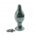 Небольшая металлическая анальная пробка, 28 х 77 мм photo 2