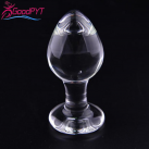 Стеклянная анальна пробка, 42 мм photo 2