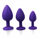 Силиконовая анальная пробка Butt Plug Booty 3 размера photo 6