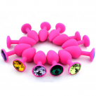 Силиконовая анальная пробка Butt Plug Booty 3 размера photo 3