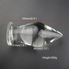 Анальная пробка. Стекло. Диаметр 8 см. photo 6