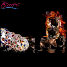 Стеклянный фаллоимитатор с шариками photo 5