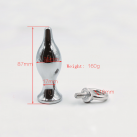 Металлические анальные пробки 3 шт., размер S, M, L photo 1