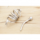 Анальный расширитель. Анальная пробка с кольцами. Нержавеющая сталь. photo 4