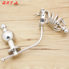 Анальный расширитель. Анальная пробка с кольцами. Нержавеющая сталь. photo 2