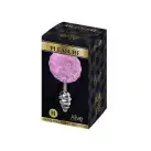 Металева анальна пробка Кролячий хвостик Alive Fluffy Twist Plug M Purple, діаметр 3,4 см photo 3