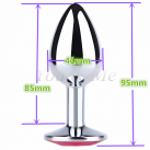 Анальная пробка металлическая 3 Шт photo 5