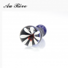 Стеклянная анальная пробка AuReve  photo 4