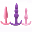 Анальная пробка-якорь - 3шт./набор photo 1