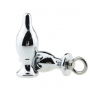 Анальная пробка среднего размера, металлическая photo 2