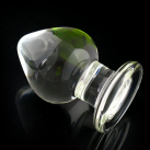 Анальная пробка, диаметр 55 мм, прозрачное стекло photo 1