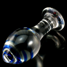 Стеклянная анальная пробка Buttplug photo 1