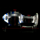 Стеклянная анальная пробка Buttplug photo 6