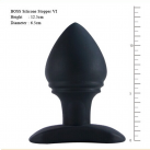 Силиконовая анальная пробка, диаметр 6.5 см photo 2