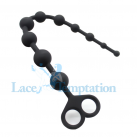 Анальные шарики. Силикон. Черный. photo 5