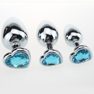 Анальная пробка. Металл. 3 шт. photo 3