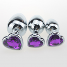 Анальная пробка. Металл. 3 шт. photo 4