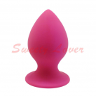 Набор больших анальных пробок из силикона 7.2 / 6.2 / 5.2 см  photo 1