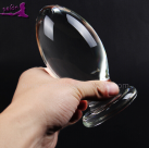 Анальная пробка прозрачная Lucency 140 * 65 мм photo 2