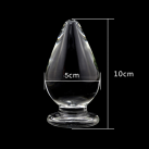 Анальная пробка стеклянная - 10.5 см photo 1