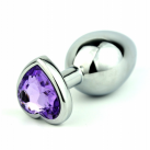 Анальная пробка с кристалом-3 шт./лот photo 6