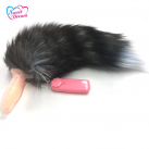 Силиконовые анальный вибратор с лисьим хвосом photo 2