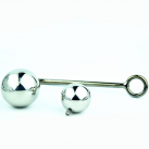 Анальный Крюк. 2 сменных шарика. Металл. photo 5