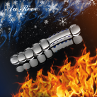 Стеклянные анальные шарики AuReve Butt Plug G-spot photo 3