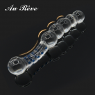 Стеклянные анальные шарики AuReve Butt Plug G-spot photo 5